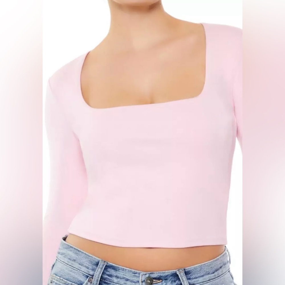 FOREVER 21 Elegant Pink Women's Top